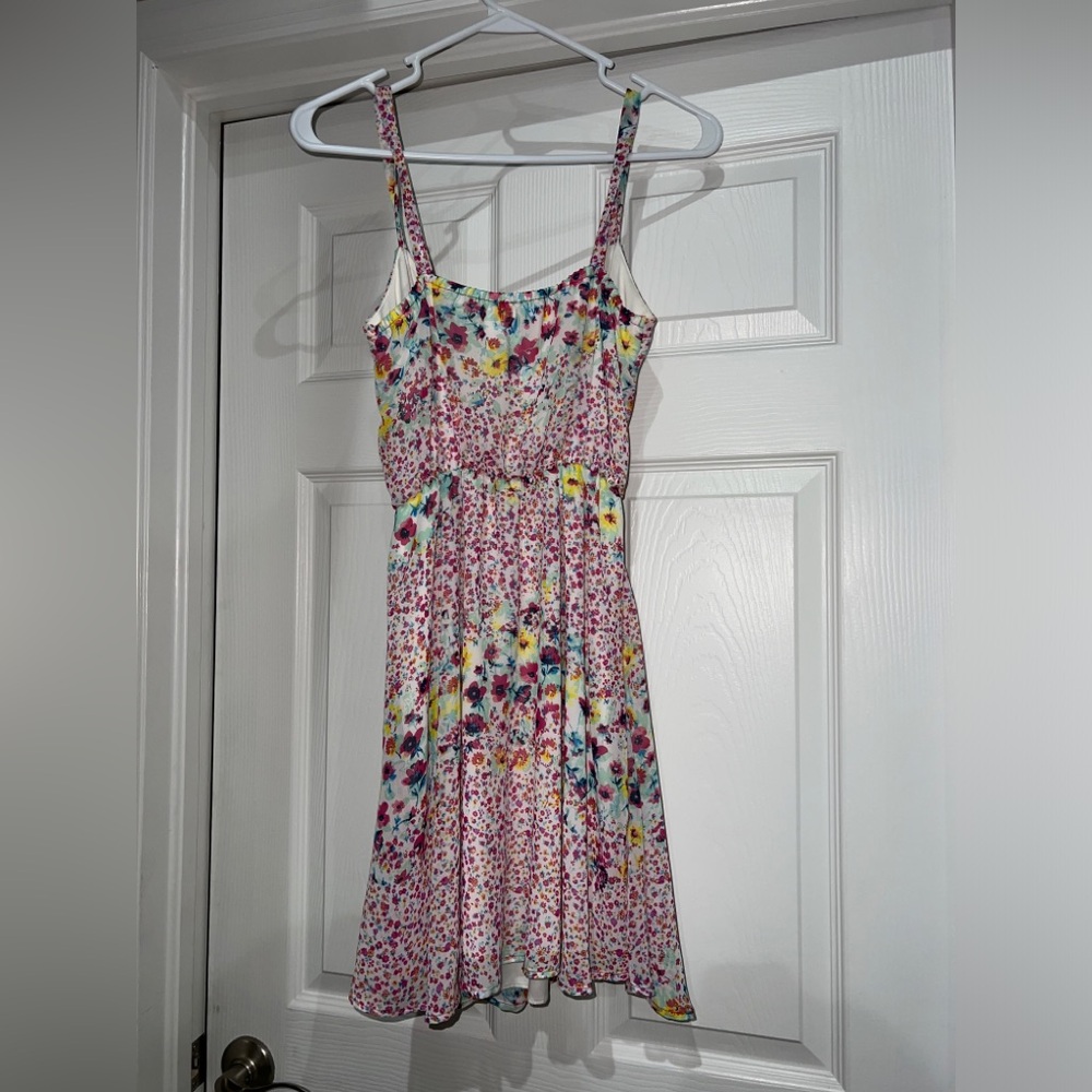 Pink Floral Dress